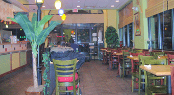 Inside Caribbean Hut
